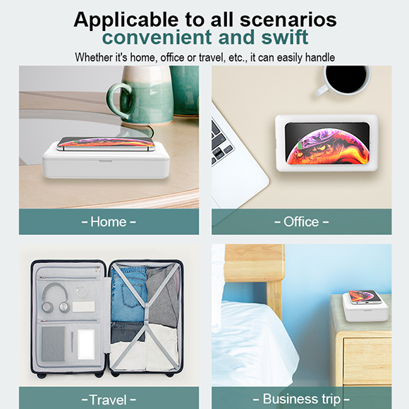 Newest private mould multifunctional 2021new Wireless Charger Disinfection Box  LWS-6044